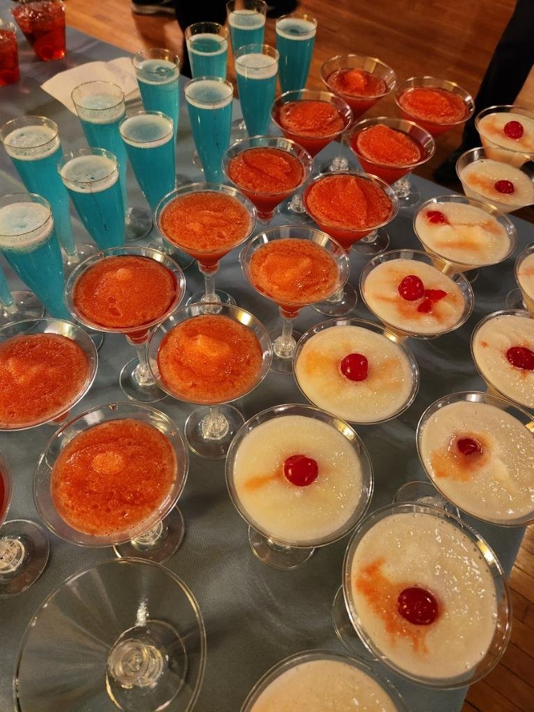 Mocktails in different colors